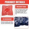 Digital Flower Print Headscarf Bandanas Hiphop Head Scarf Music Festival Headwrap Cycling Dancing Scarf Handkerchief