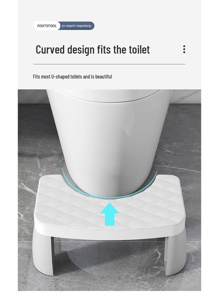 Bathroom Squat Toilet Stool & Shoe Changing Pedal
