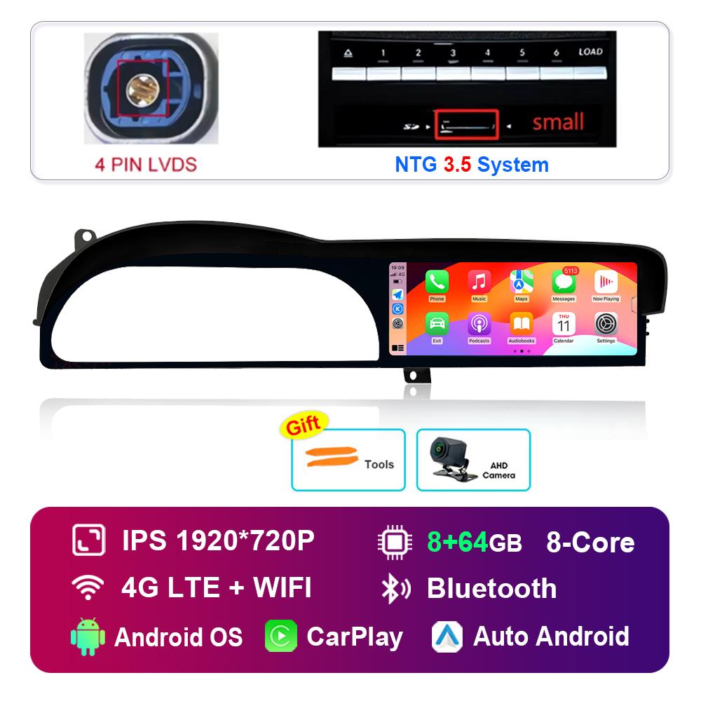

для Mercedes Benz S W221 CL W216 2005 - 2013 Система NTG 3.0 3.5 Android Автомагнітола Мультимедійний плеєр GPS HD Сенсорний екран