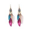 Bohemian Feather Tassel Earrings: Luxury Retro Ethnic Fashion