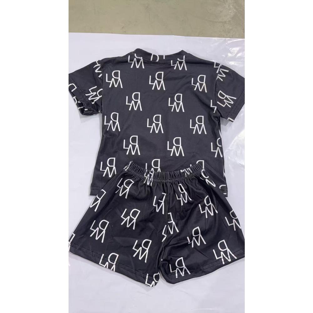 2026 Summer New Style Children s Boys Suit Casual Fashion Trendy Stylish Two-Piece Set Short-Sleeve Top Trendy 110