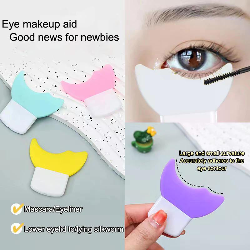 Multi-Functional Eyeliner Stencil Wing Tips Eyeliner Aid Drawing Lipstick Wearing Aid Reusable Makeup Tools Auxiliary Artifact