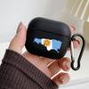 Argentinien Fahne Fußball 10 Mit Haken Für Airpod Pro 3 Pro2 Schwarze Schutzhülle Weiche Hülle für Apple Airpods 2 1 Kopfhörerhüllen
