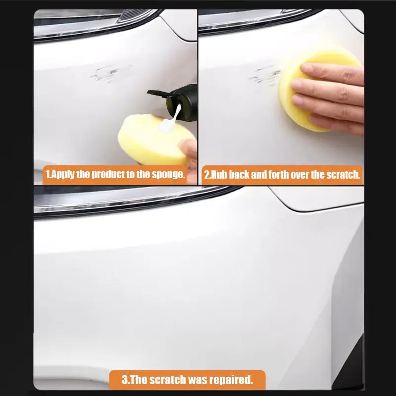 Car Scratch Remover Kit - Restore Paint Gloss and Shine, Eliminate Swirls | Essential Car Care Accessory Set