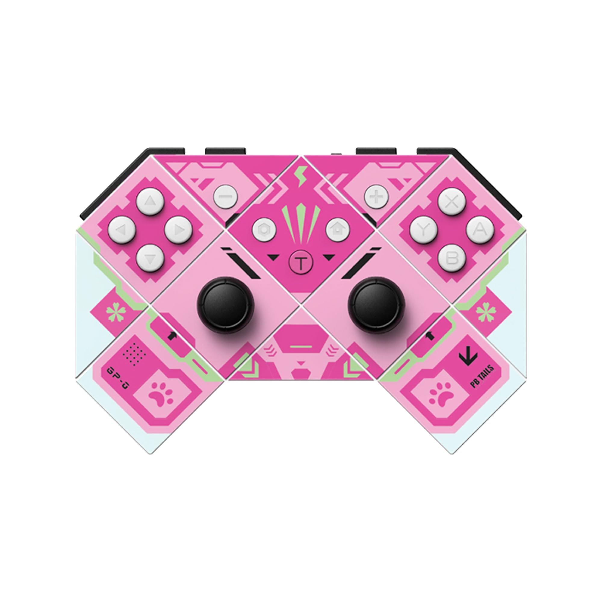 

PB TAILS Wireless Gamepad Controller CHOC2.0 Bluetooth Metal Shell Sakura Warrior PB-WBC02-SW-EC