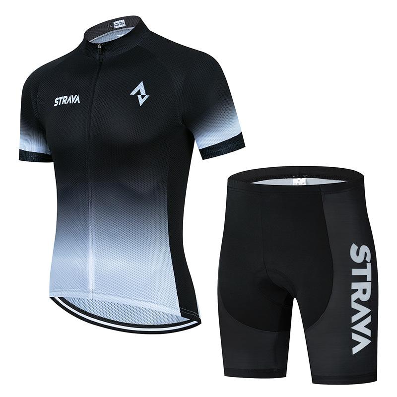 Cycling Suit Short Sleeve Suit Men's Summer Cycling Shirt Road Mountain Bike Cycling Top Pants 2026 Summer Breathable Cycling Suit Suit