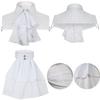 French Shirt Vintage False Collars White Lace Peter Pan Collar Unisex Medieval