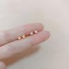 Silver Simple Compact Cute Flower Stud Earrings for Fashion Women Fashion Jewelry Minimalist Accessories