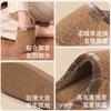 Warm edge cotton slippers women's winter household warm velvet home non-slip couple wear bag head cotton slippers men