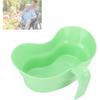 KUIDAMOS Vomit Basin Cup, Inward Curved Kidney Shaped Bowl Large Diameter Unbreakable for Bed 21 X 16 X 8 Cm