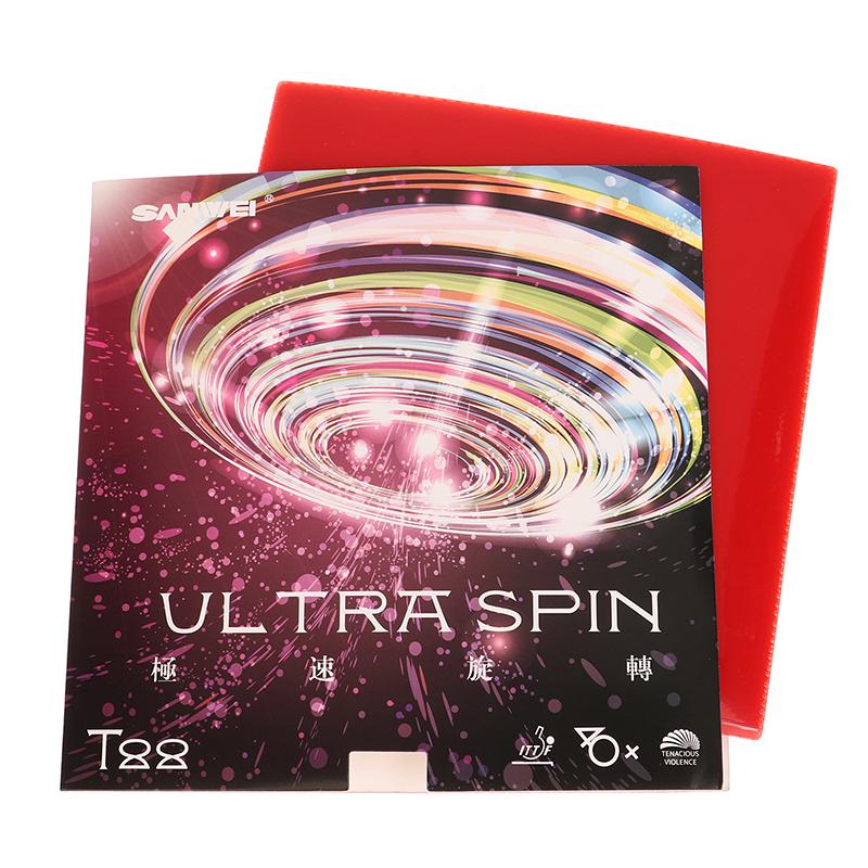 

1 шт. резина для настольного тенниса T88 Ultra Spin резина для настольного тенниса полулипкие скоростные тренировочные шипы губка для пинг-понга красный