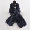 Winter Women Real Rex Rabbit Fur Scarf Natural Warm Soft Rex Rabbit Fur Muffler Lady Genuine Rex Rabbit Fur Scarves