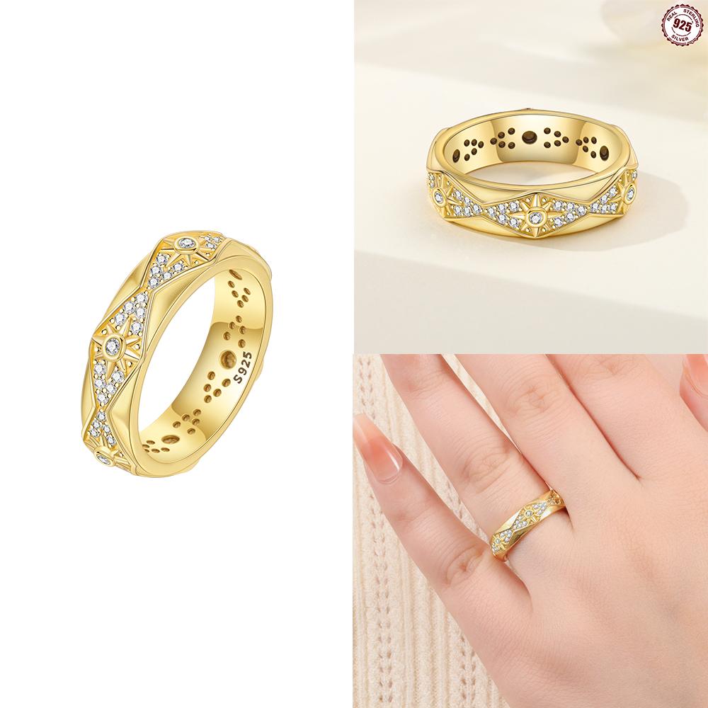 Brand New Authentic Original Copper Metal Red Love Heart Pink Crown Zircon Ring Bow Women's High Quality Fine Jewelry Anniversary Gold Plating Rings