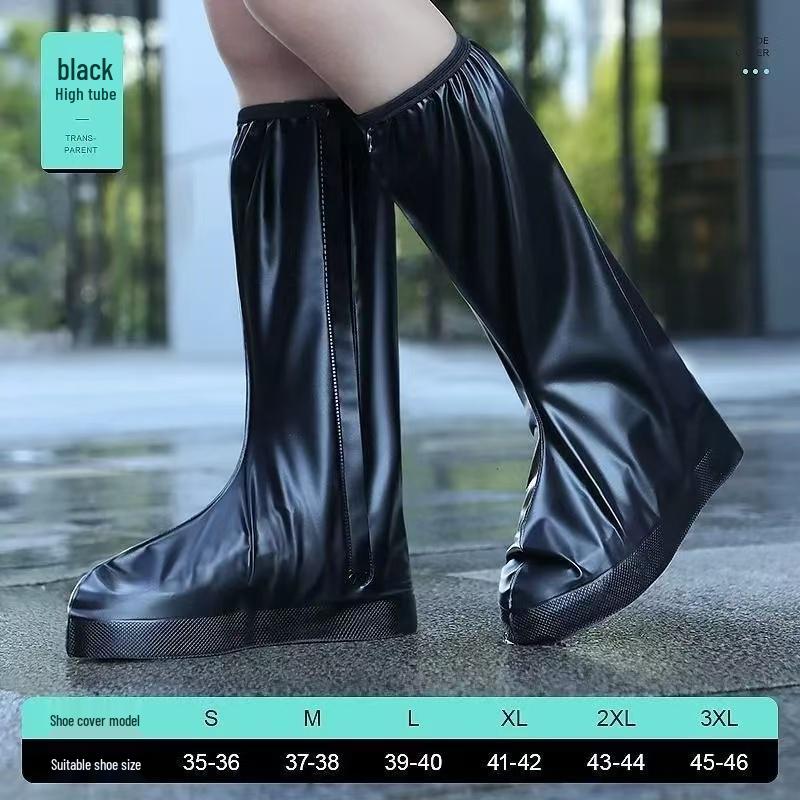 Unisex Waterproof Non-Slip Rainproof Shoe Covers: Thickened, Wear-Resistant, Snow-Proof Footwear for Rainy Days