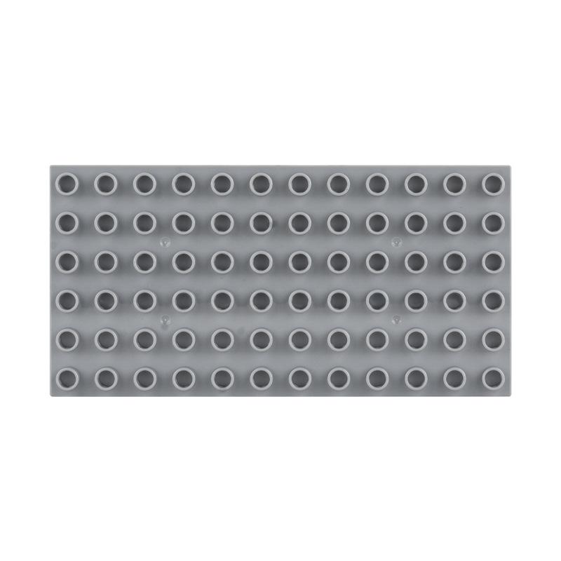 6x12 Punkter Byggklossar Set Basplattor för Stora Byggklossar Plattor Montering Tegel Basplatta Kompatibel med Duplo Byggklossar