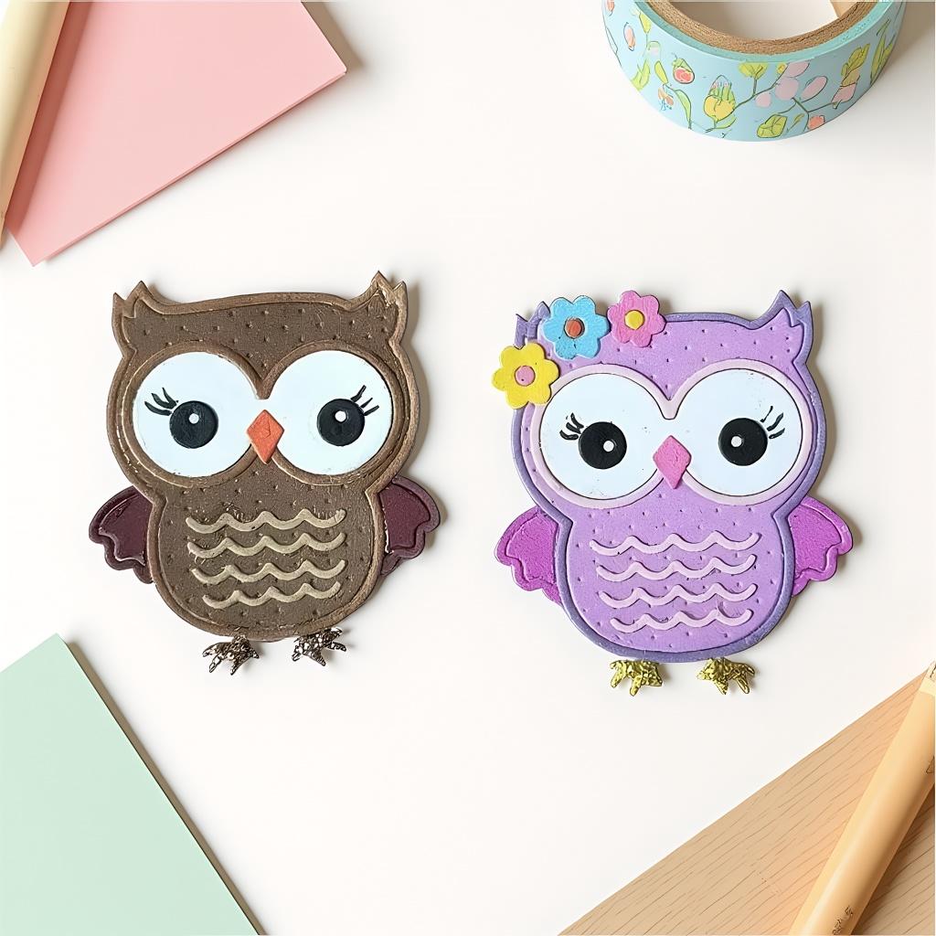 Owl Cutting Dies for Scrapbooking Photo Album Decoration DIY Cards Making Craft Dies Cut