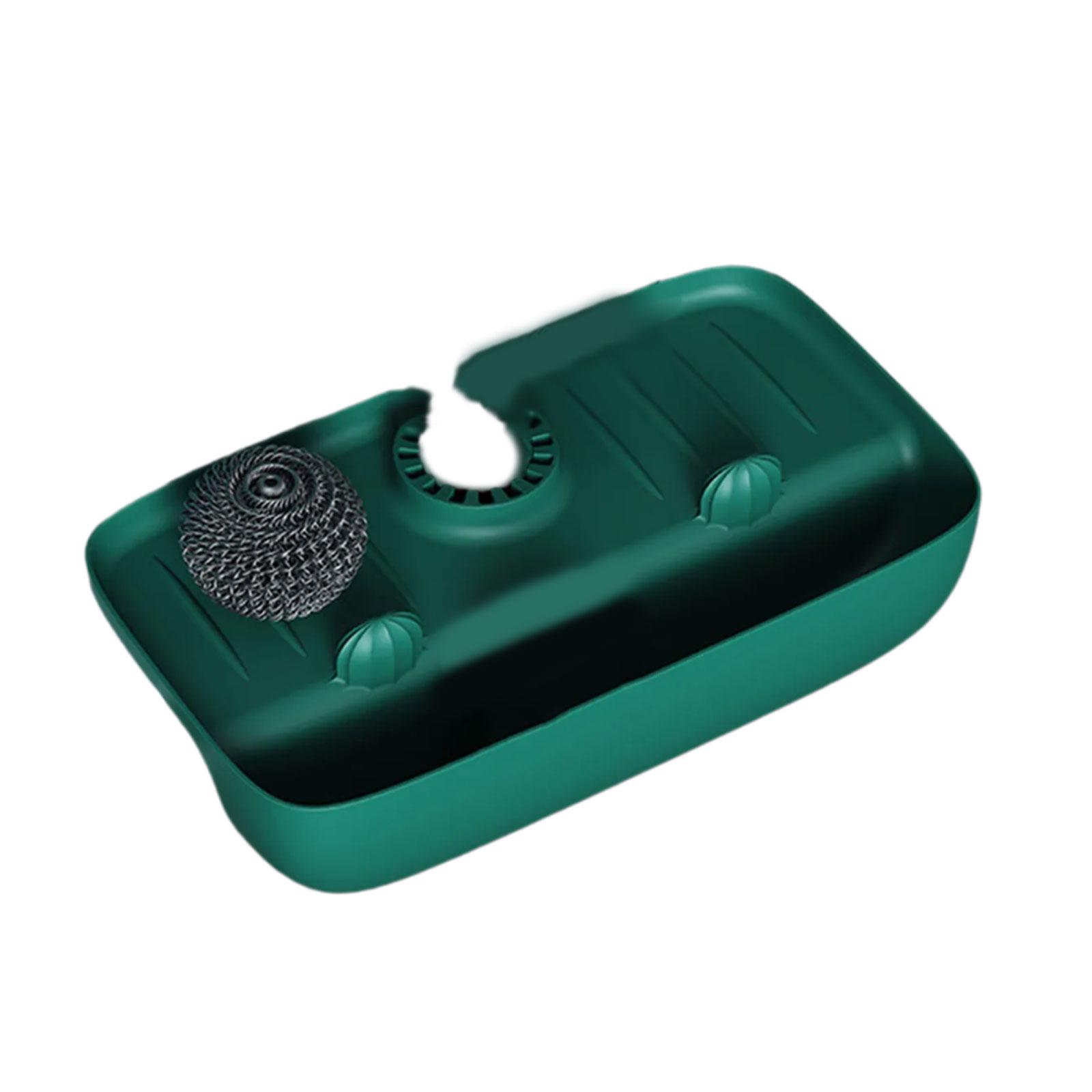 

Кухонная раковина Аксессуар для ванной Прочные ПП материалы Брызговики для смесителя с органайзерами для тряпок и губок Ежедневное использование темно серый