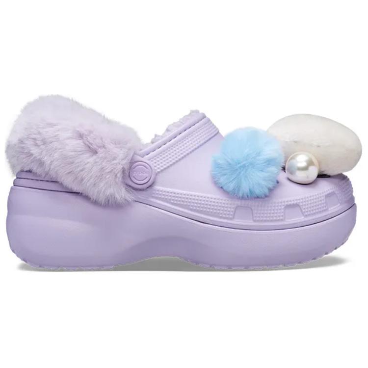 Crocs Crush Clog Dopamina Graffiti EVA Puf Niszowe Wszechstronne Buty z Dziurkami Unisex Żółto-Białe