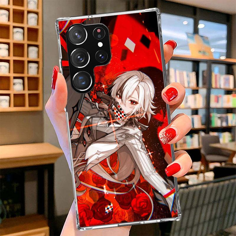 Arlecchino Genshin Impact Phone Case For Samsung Galaxy S26 S25 Edge S24 Ultra S23 S22 Plus S21 S20 FE Soft Fundas Shell Galaxy