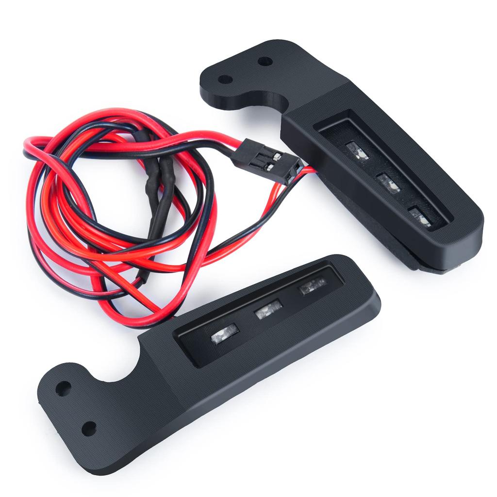 TRZX Front Bumper Side Lights RC LED Spotlights for 110 Traxxas TRX 4 Bronco RC Crawler Car