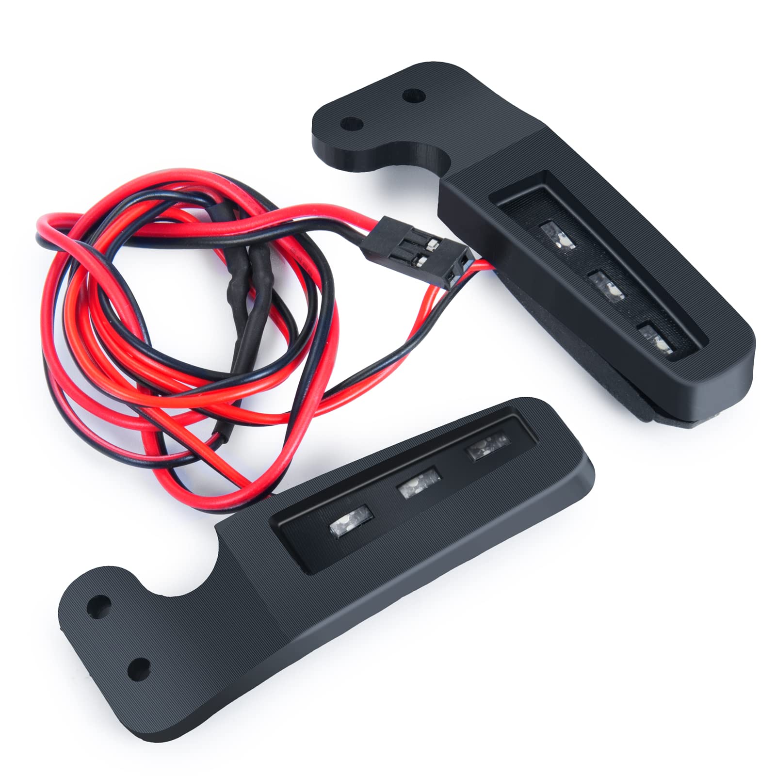 

TRZX Front Bumper Side Lights RC LED Spotlights for 1/10 Traxxas TRX 4 Bronco RC Crawler Car