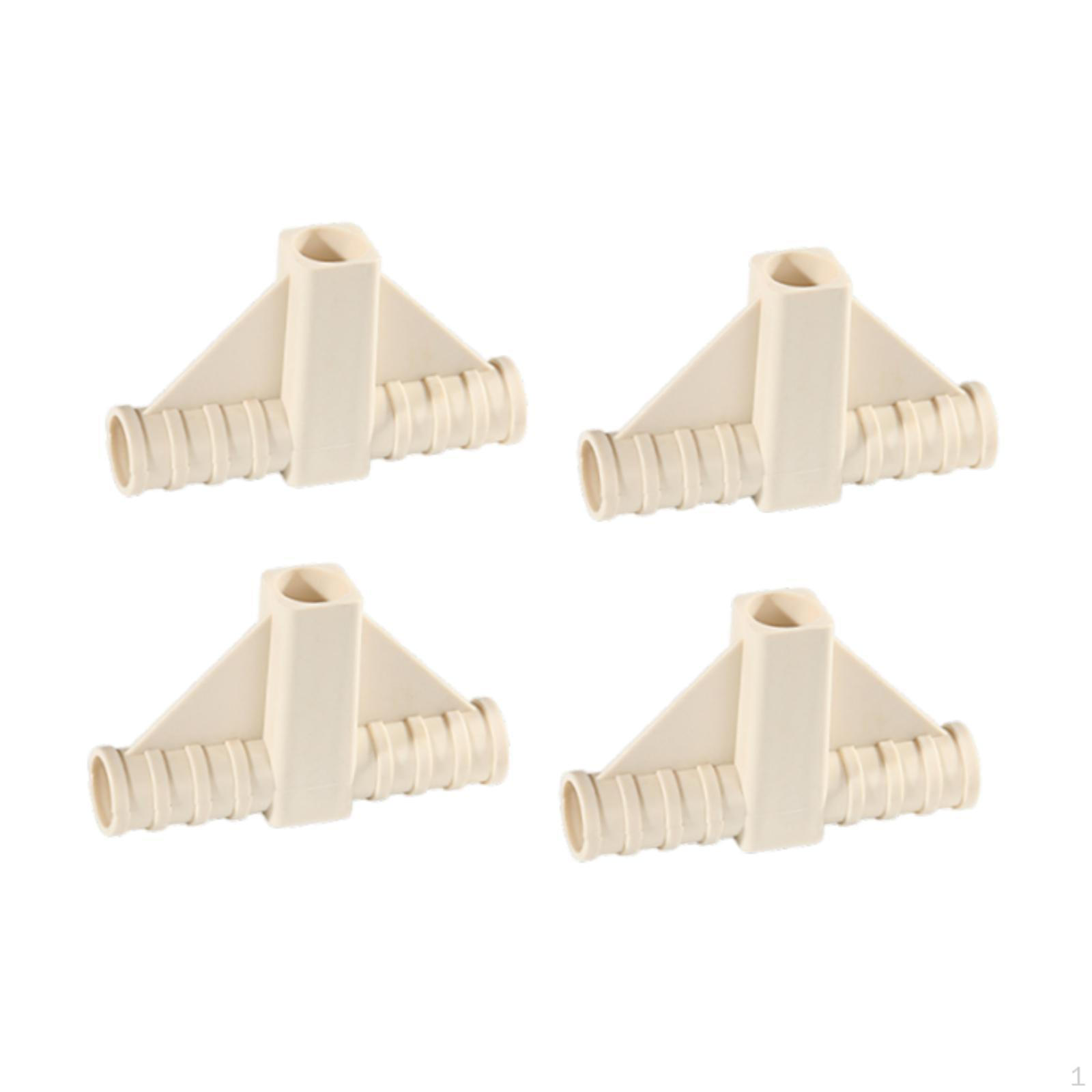 

Комплект из 4 высокоэффективных соединителей для дуг палатки, практичные, простые в установке и замене, для выращивания на открытом воздухе 10.1cmx6.1cm