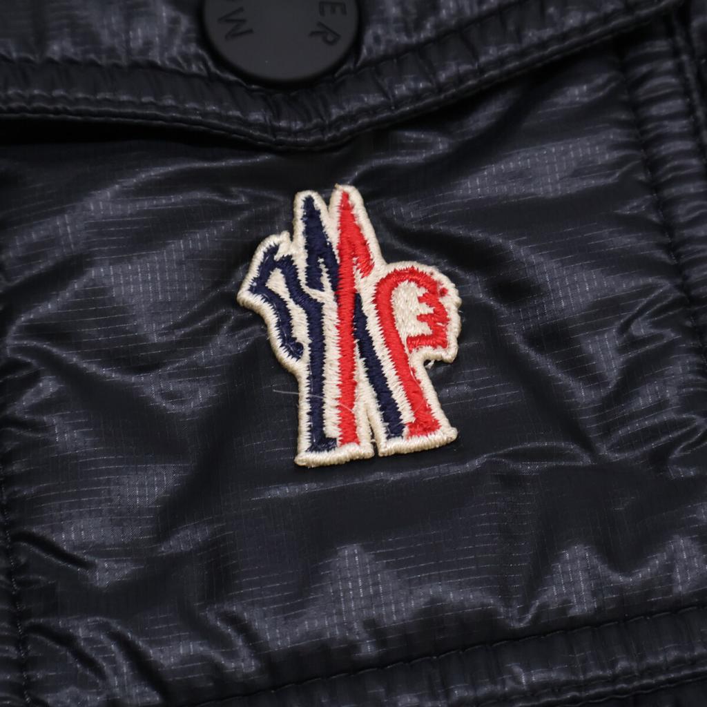 Moncler Official Japanese Domestic Model [GRENOBLE] 2022 Nylon GUMIANE Down Vest Best 0 blackUsed