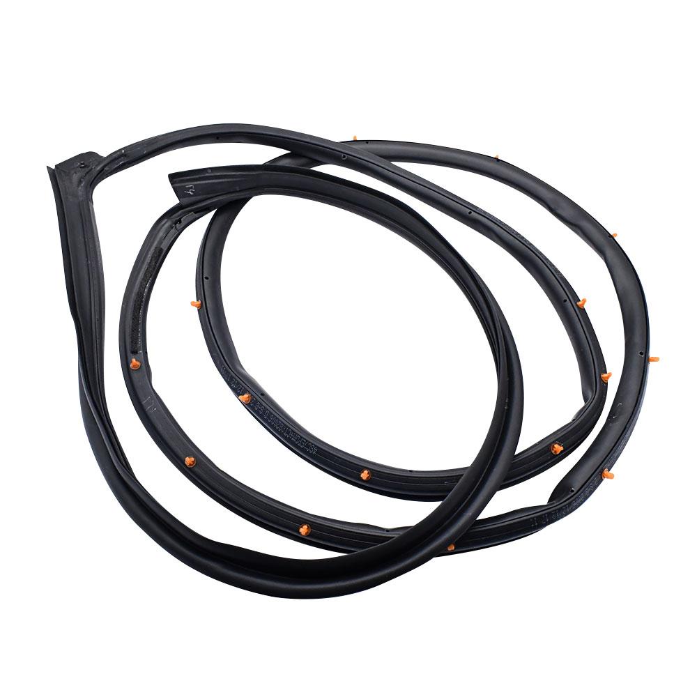 Left Front For Honda CRV GEN3 2002 2003 2004 2005 2006 Door Weatherstrip Moulding Seal Weather Strip Outer Door Rubber Accessory