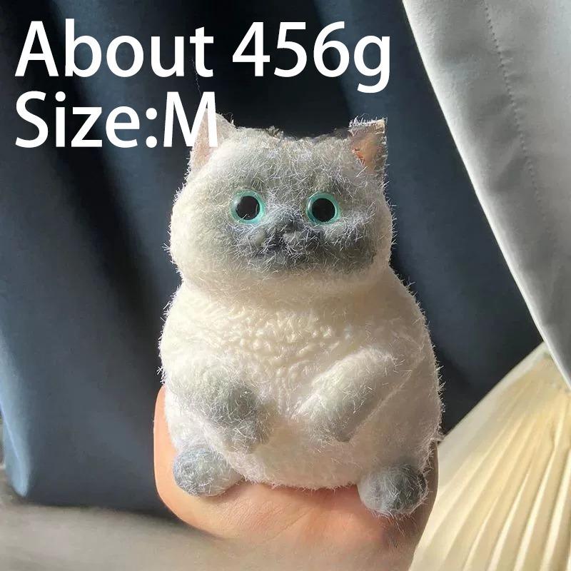 Animal Kawaii Plush Angel Cat Relieve Anxiety Toy Soft Slow Rising Squeeze Desktop Ornamen Fidget Sensory Toy For Kid Adult Gift