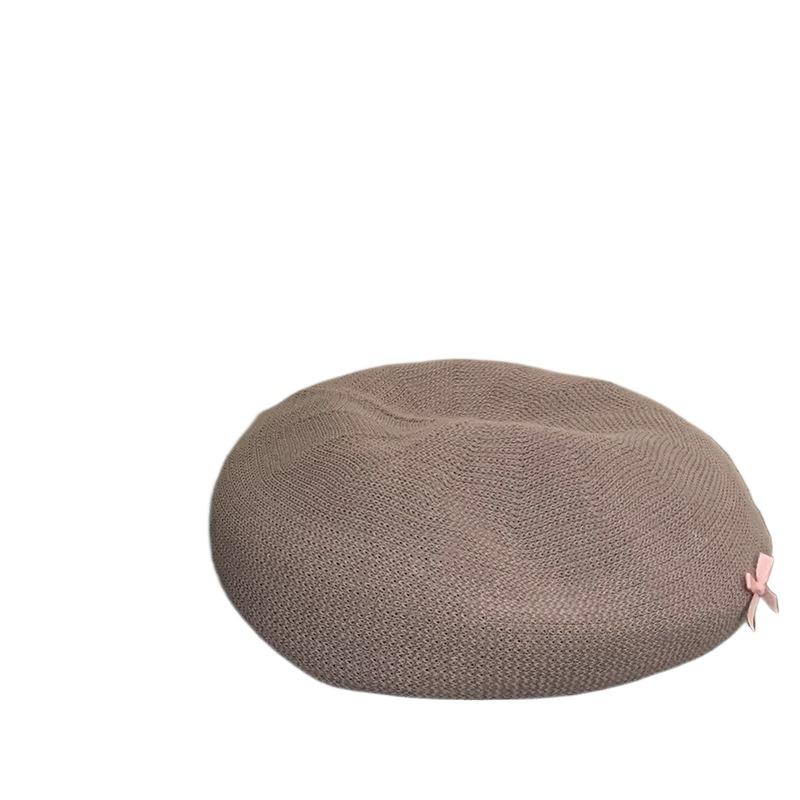 Cute Octagonal Hat Thin Newsboy Cap Personality Painter Hat  Four Seasons