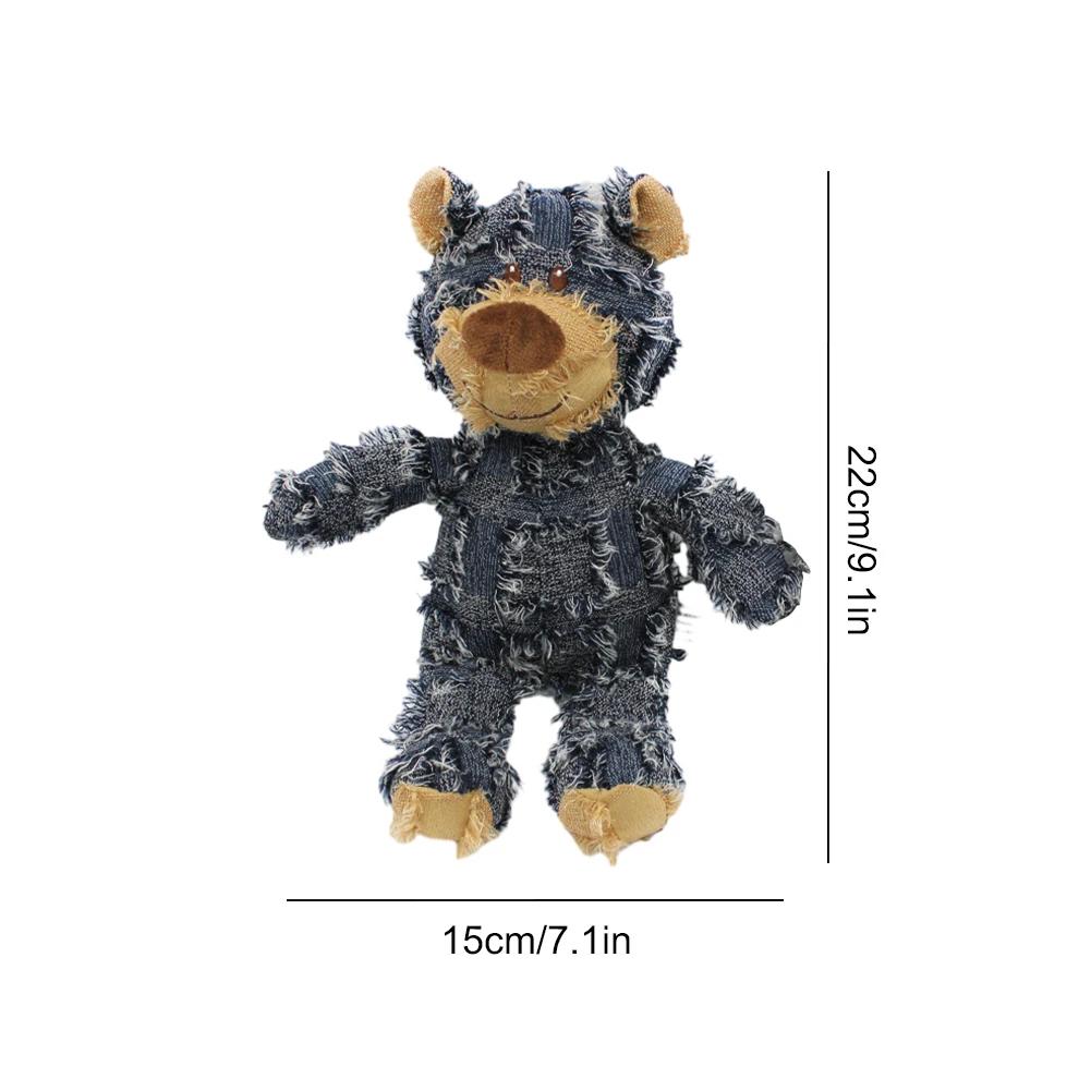 Pet Snuffle Feeding Mat Fun Pet Plush Toy Foraging Dog Squeaky Toy Cute Puppy Toys Bear Shape Dog Cat Play Toy Nose Training Pad