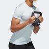 Adidas Training Sports Short Sleeve T-Shirt Men Tops Light-Sky-Blue GM5067