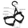 ABWR-3PC Shoes Hook Holder Hanging Fishing Wader Boot Shoes Hanger Strap Belt For Drying Wader Rack Storage
