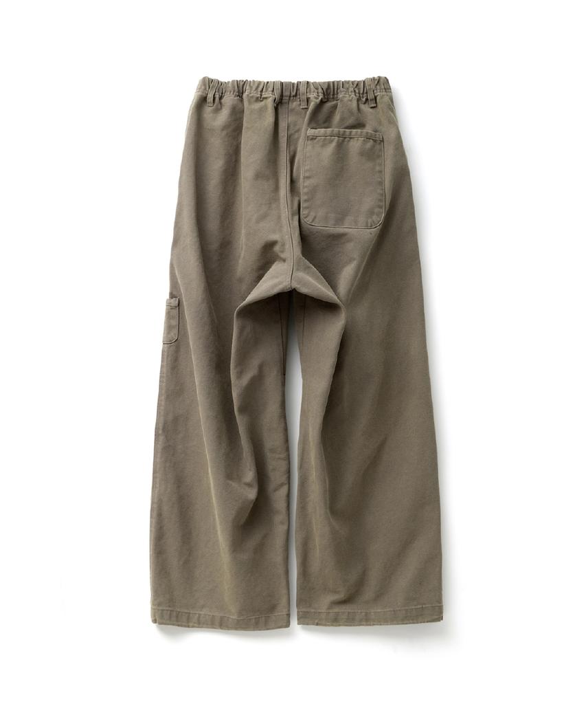 Haechinglum Over Duck Pants Washed Beige