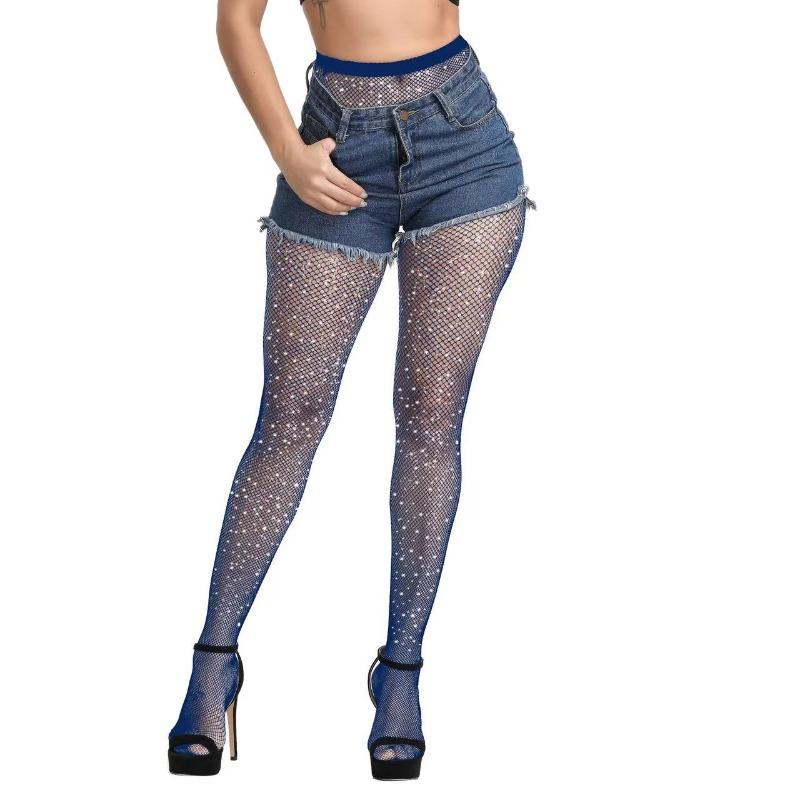 Neonové Sexy Síťované Punčocháče Dámské Punčochy Párty Klubové Oblečení Punčochové Kalhoty Dámské Zelené Karnevalové Síťované Punčochy Dámské Punčochy