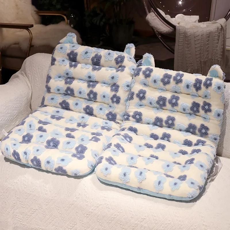 Solid Cushion Soft Comfortable Reclining Office Chair Seat Cushions Chair Cushion Long Cushion Window Pad Outdoor Cojin
