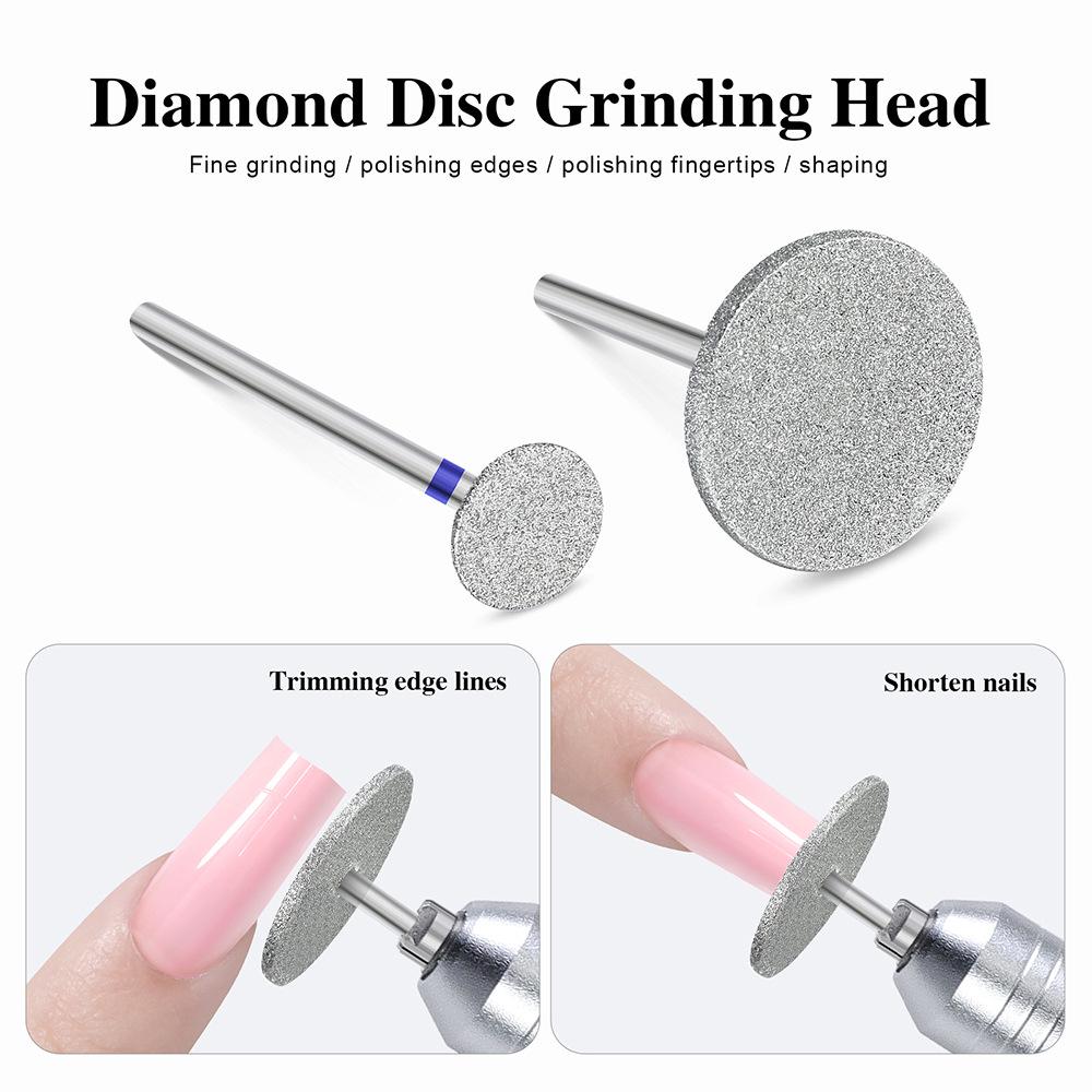 Nail Shaping Sanding Disc: Trapezoid Grinding Head for Pre-treatment