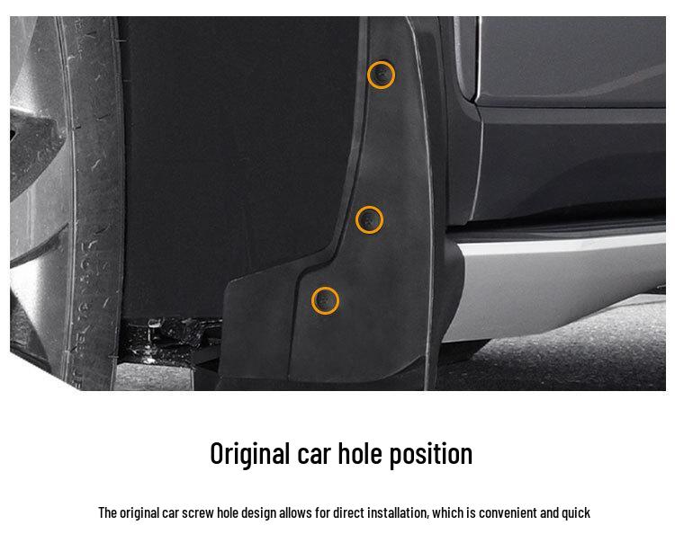 Lexus NX 2022 Leather Mudguard Set: Front & Rear Car Accessories