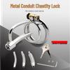 Men's Stainless Steel Chastity Cage with Detachable Tube and Urethral Plug - Customizable Thickness for Adult SM Training