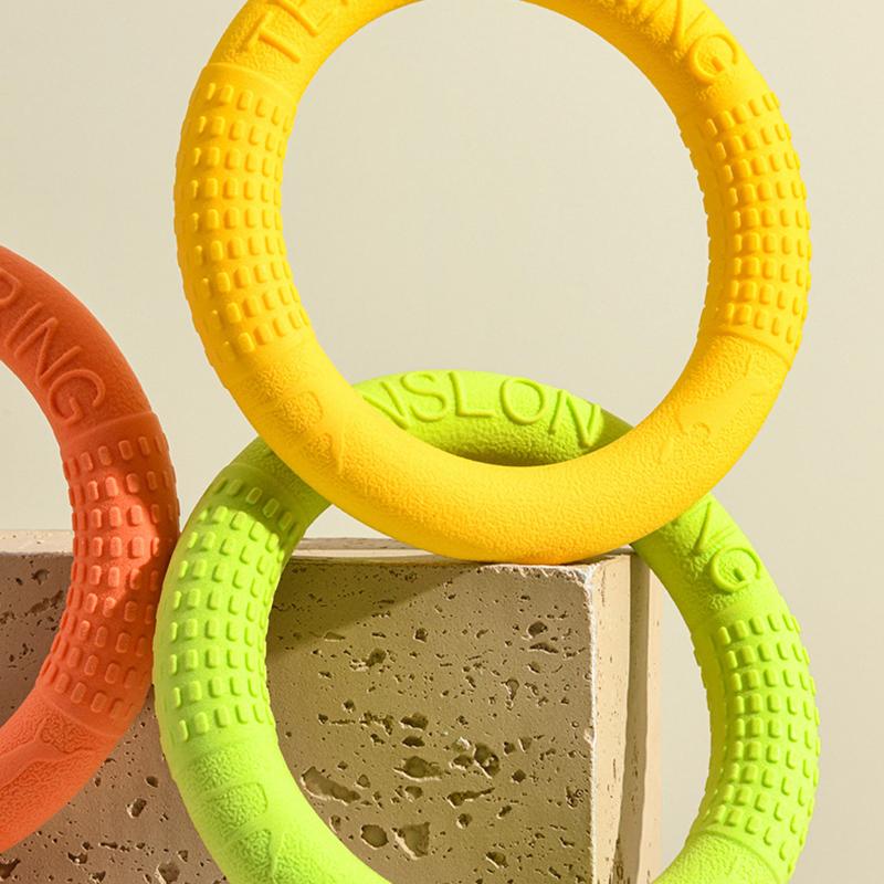 1Pcs Dog Toys Pet Flying Disk Training Ring Tpr Material Floating Water Training Interaction For Dogs