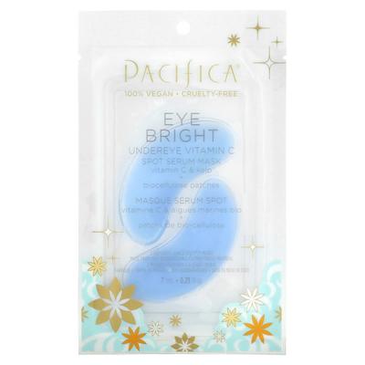 Eye Bright, Sérum Anti-Taches Vitamine C Contour des Yeux Masque de Beauté, 2 Patchs, 7 ml (0.23 Fl Oz)