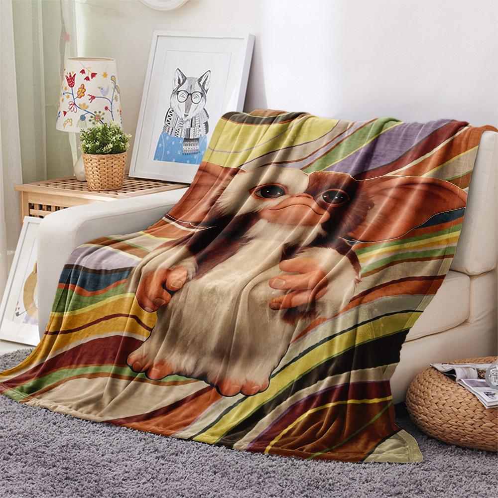 Gremlins Flannel Blanket, High quality Comfortable for All Seasons, Home Decor, Warmth and Comfort