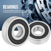 10 rubber  ed bearings, high quality steel       bearings 10 x 30 x 9 mm, 10 percent for mechanical devices, electrical instruments, toy
