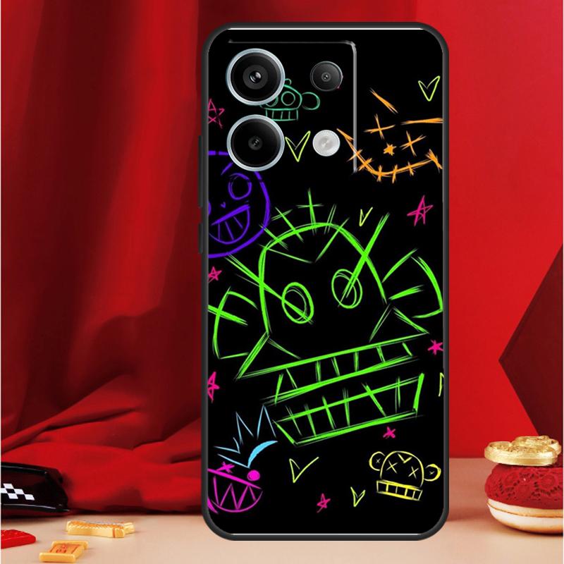 Anime Arcane Jinx Phone Case For Xiaomi Redmi Note 13 Pro 12 10 9 8 11 Pro 12S 11S 10S 9S 10A 9C 10C 12C 13C