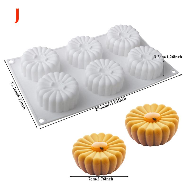 Silikonowa Forma do Musu Puddingowej Serce/Gwiazda/Okrągła/Kwadratowa Kwiatowa DIY Deser Czekoladowa Forma Narzędzia do Dekoracji Ciast Naczynia do Pieczenia