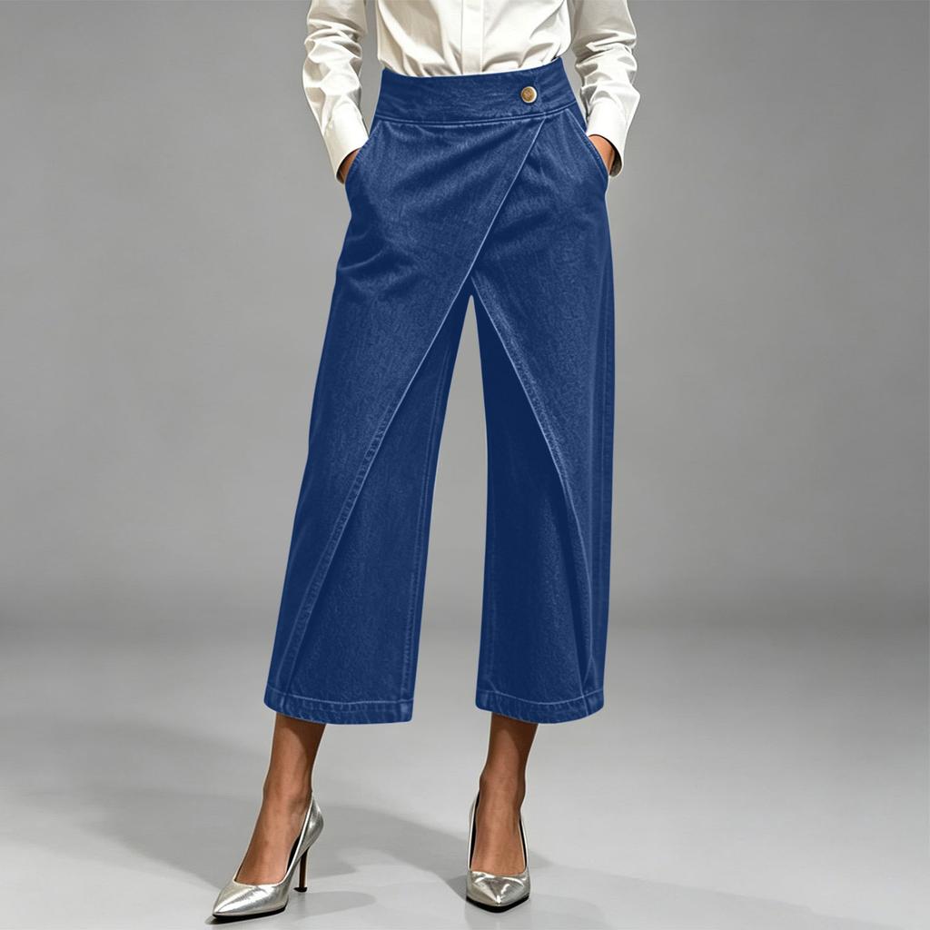 Ladies'  Color Casual Fashion Casual Straight Leg Casual Pants