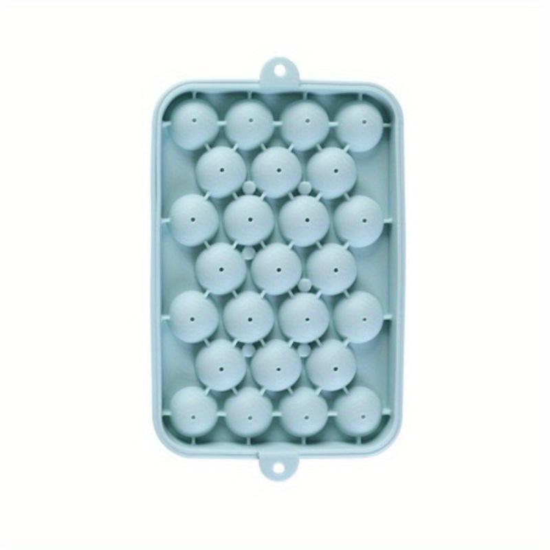 25 Grids Ball Ice Cube Mold Silicone with Cover Ice Storage Box Easy To Demould DIY Ice Ball Maker Grape Ball Handmade Soap Mold