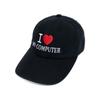Net Social Club I LOVE MY PC GEWASCHENE KAPPE (SCHWARZ)