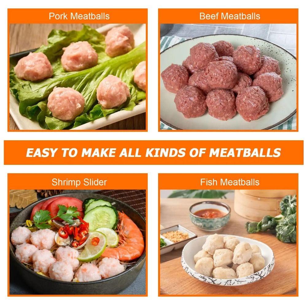 Stainless Steel Meat Making Ball Mold Durable Meatball Maker Tool Manual Meatball Maker  Household