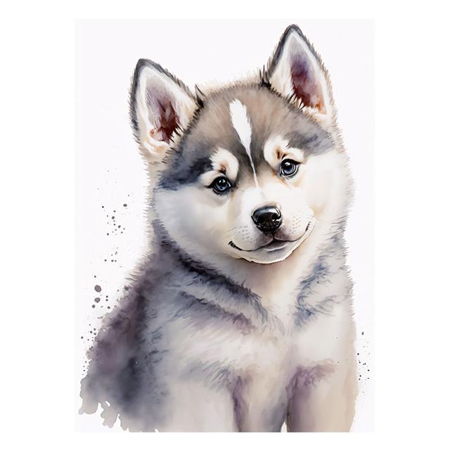 Watercolor Baby Animals Cute Warmth Prints Poster Canvas Painting Modern Wall Art Pictures Living Room Bedroom Home Decoration
